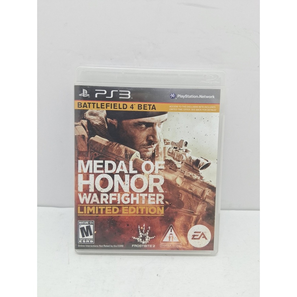 Medal of Honor Warfighter Limited Edition PS3 Sony PlayStation 3 Game EA FPS
